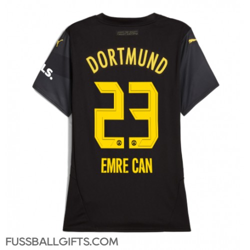 Borussia Dortmund Emre Can #23 Fußballbekleidung Auswärtstrikot Damen 2024-25 Kurzarm